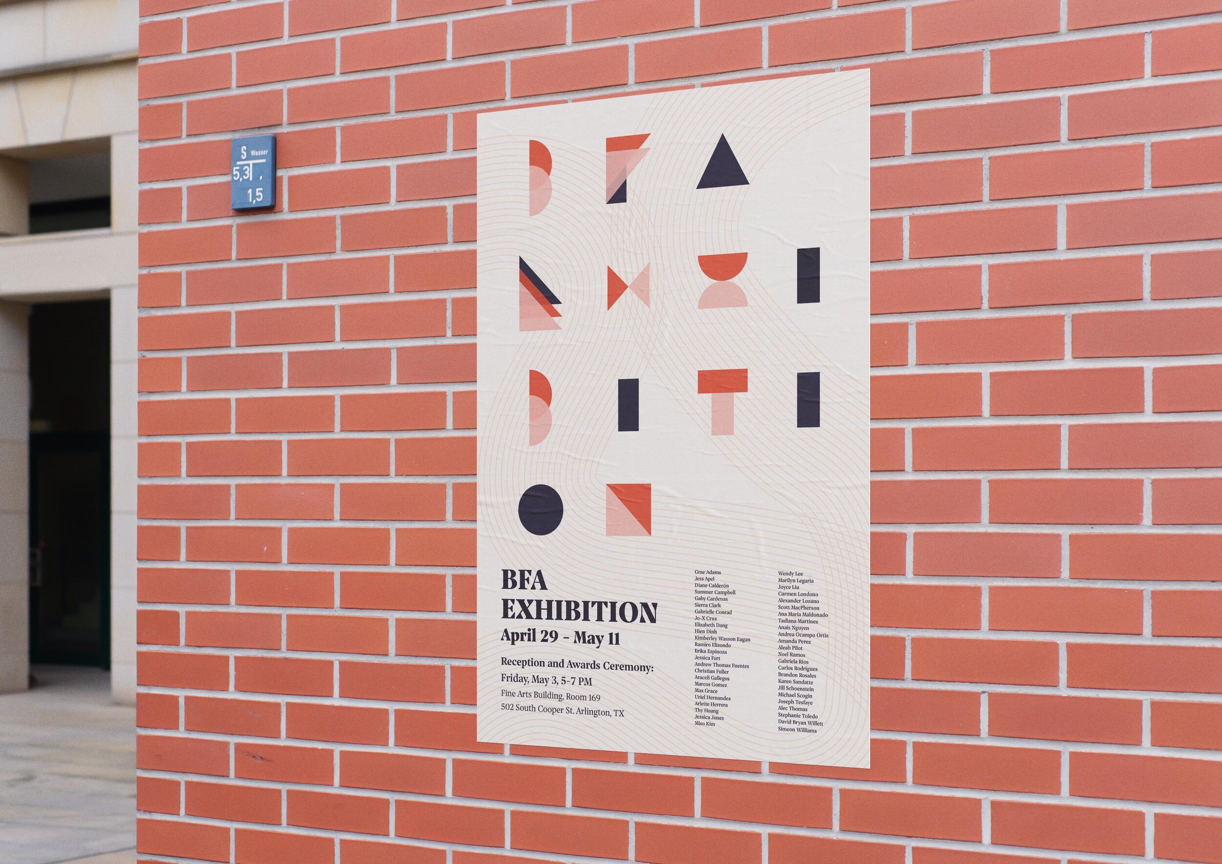 Sep 18, 2013 · an ultimate collection of 2000+ free mockup templates psd designs in different categories like smartphones, bottles, logo and much more! Bfa Exhibition Poster Karley Adrion