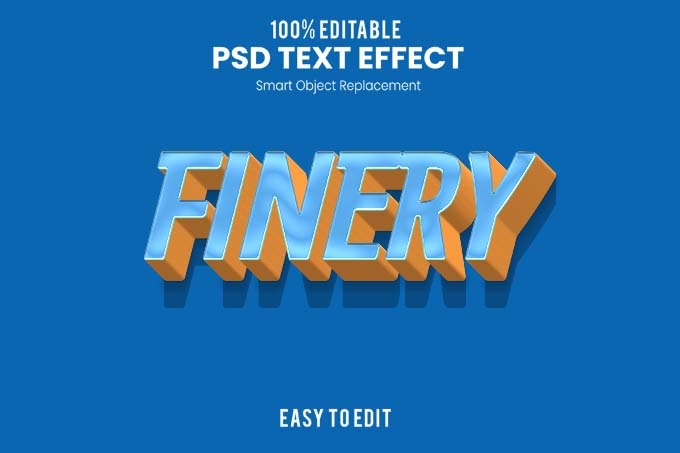 Get photoshop loaded in your system and have a smooth edit. Finery 3d Text Effect Psd Mockup Free Download