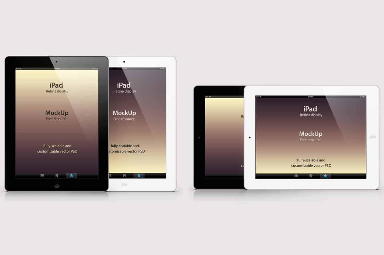 А compilation of ipad pro mockups in psd and sketch. Photoshop In Situ Mockups For Ipad Iphone And Desktop