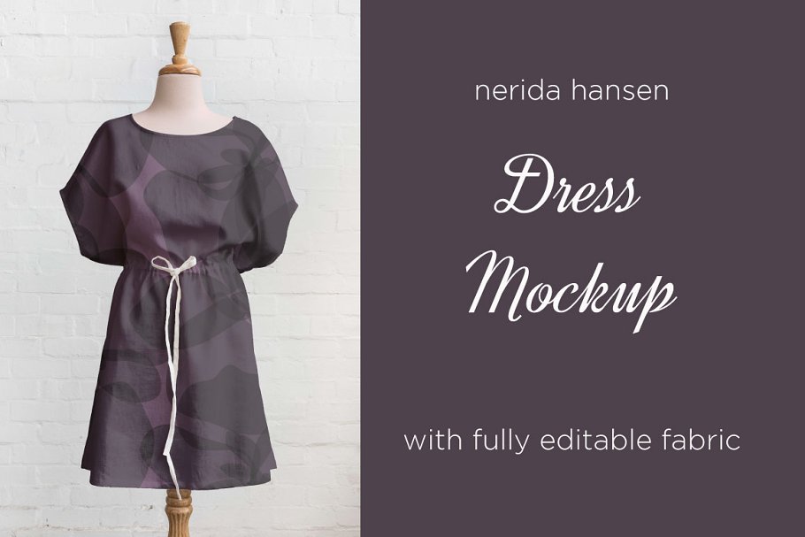 Select the smart object layer in the psd mockup and insert . 280 Best Women S Dress Mockup Templates Free Premium