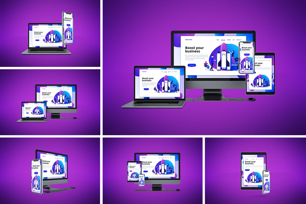 6000+ vectors, stock photos & psd files. 520 Best Responsive Website Mockup Templates Free Premium