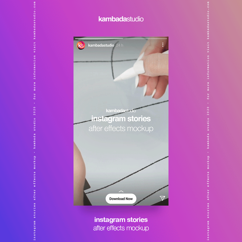 It starts at $16 per month, and gives you unlimited access to a growing library of over 2,000,000 instagram templates, design assets, photos, videos. Instagram Stories After Effects Mockup Kambada Studio