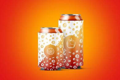 #6 can coolers or can koozies for sodas and beers. Can Koozie Animated Mockup Mock Up By Rebrandy For Photoshop Purchase Download And Use