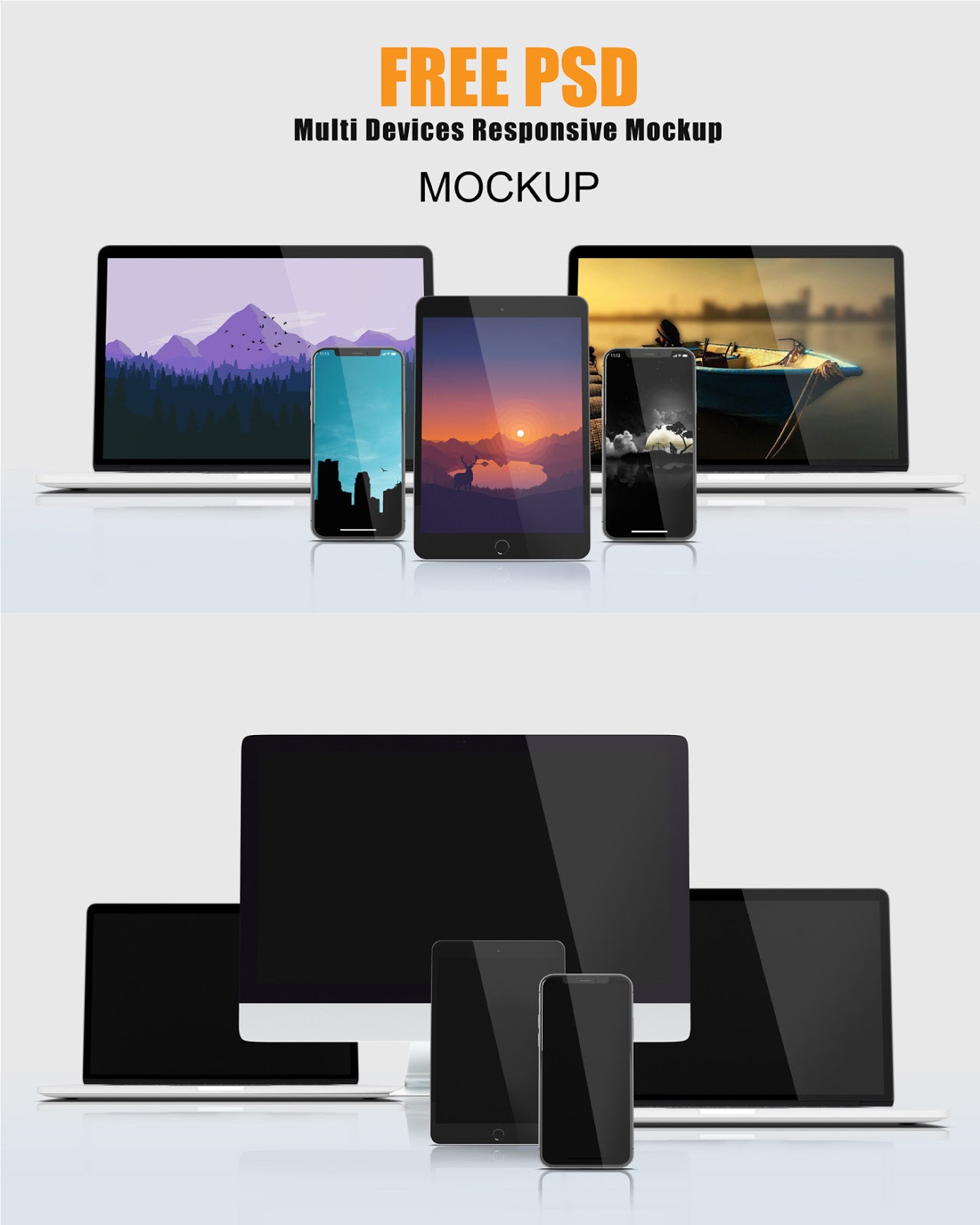 Responsive web design showcase mockup. 520 Best Responsive Website Mockup Templates Free Premium