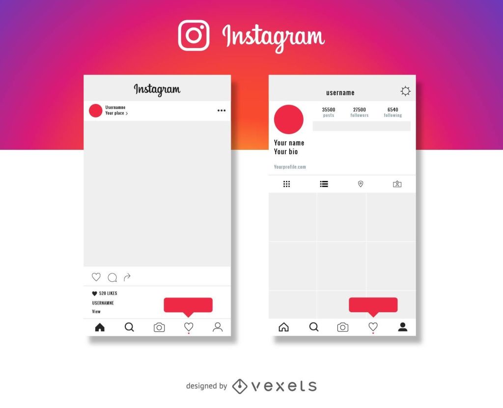 28+ Download Instagram Post Mockup Free Psd