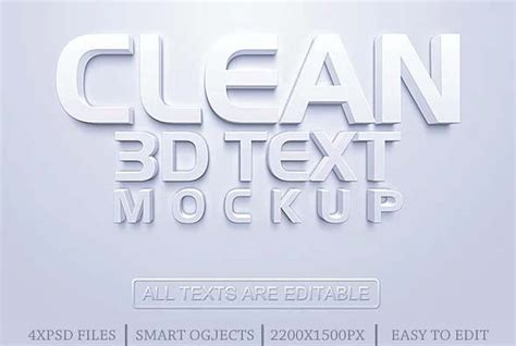 16+ Download 3D Font Mockup Free Psd
