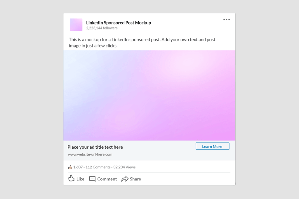 12+ Download Linkedin Ad Mockup Generator&nbsp;Psd