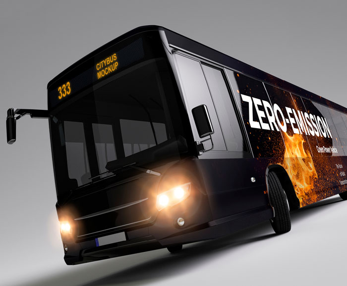 13+ Download Bus Back Mockup Psd