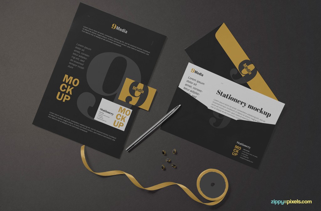 18+ Download Business Card And Letterhead Mockup Psd Free
