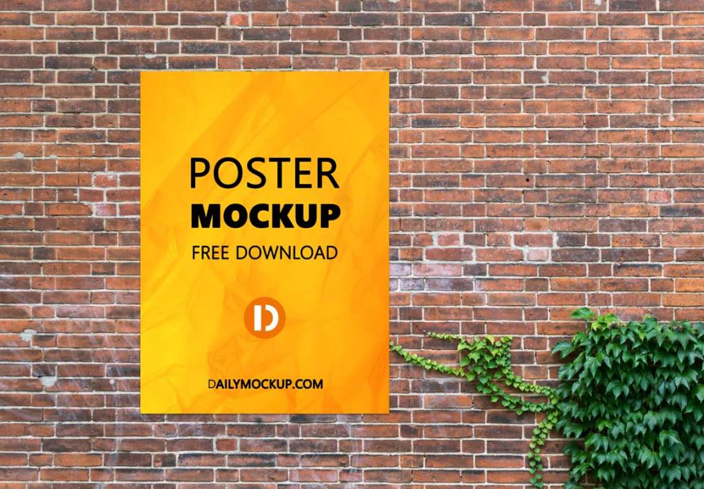 27+ Download Poster Mockup Free Psd