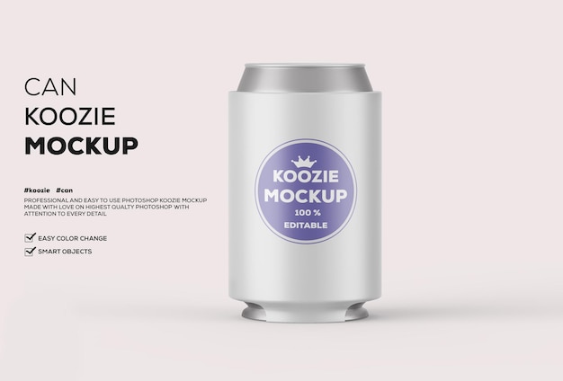 49+ Download Free Koozie Mockup Psd