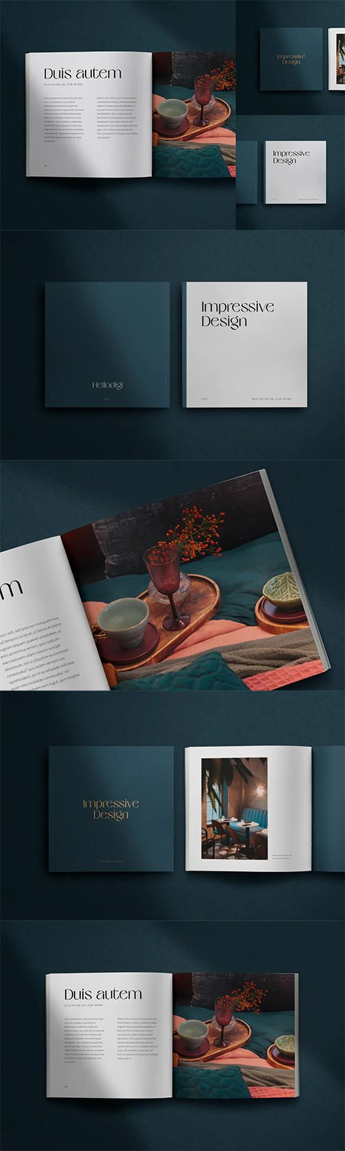 34+ Download Square Magazine Mockup Free Psd