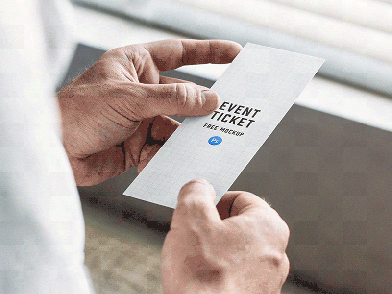 17+ Download Event Ticket Mockup Psd Free