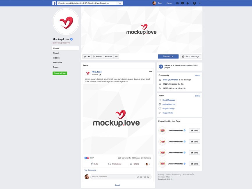 14+ Download Facebook Ad Mockup Free&nbsp;Psd