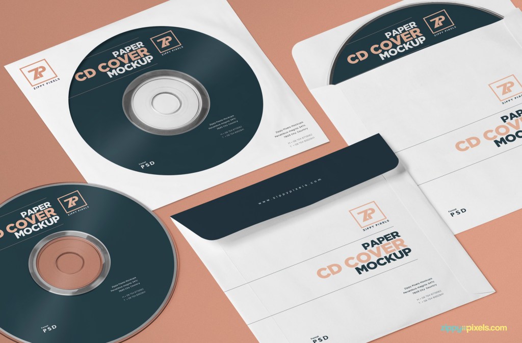 46+ Download Cd Cover Mockup&nbsp;Psd