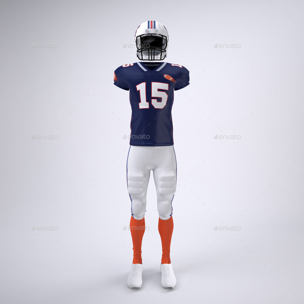47+ Download Free American Football Jersey Mockup&nbsp;Psd